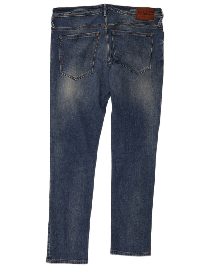 Męskie jeansy slim fit Tommy Hilfiger W34 L32 Niebieskie bawełniane