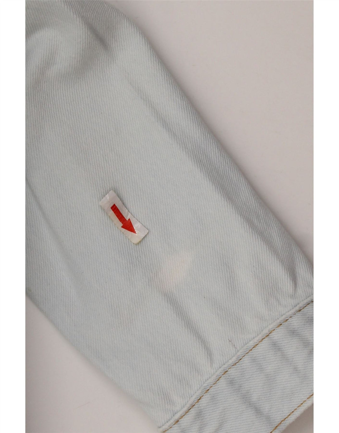 Damska kurtka dżinsowa Levi's Crop UK 12, średnia niebieska, bawełniana