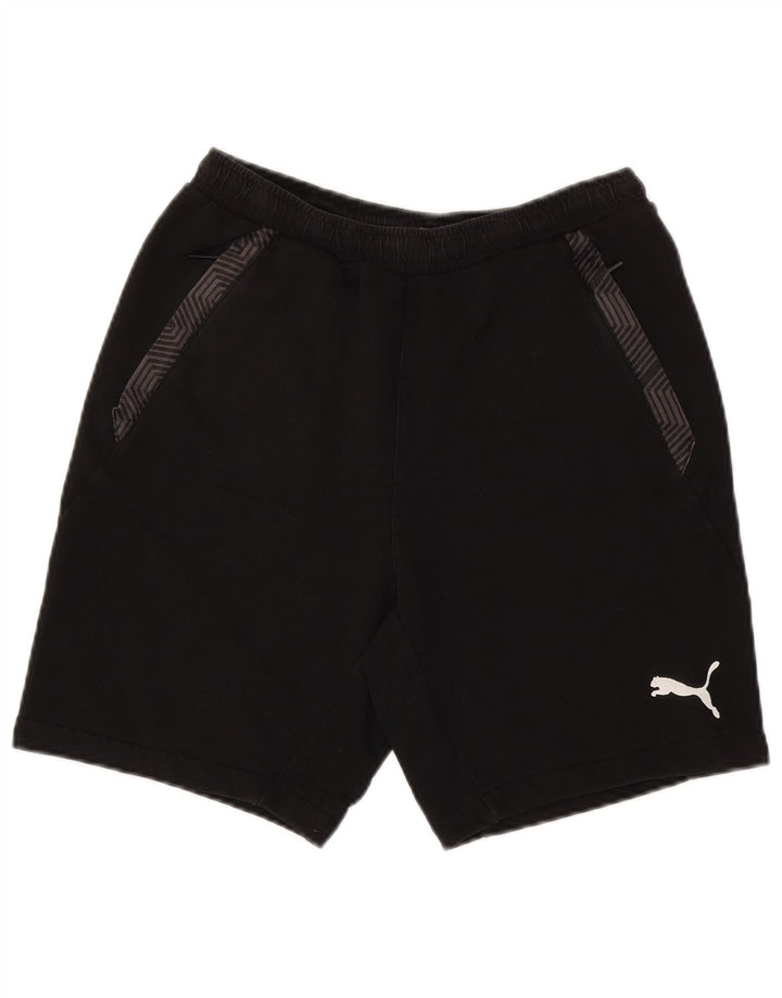 Męskie spodenki sportowe Puma, małe, czarne, bawełniane