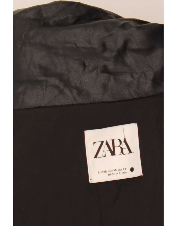 Damska kurtka oversize Zara z wyściełaną wkładką UK 6 XS, czarna