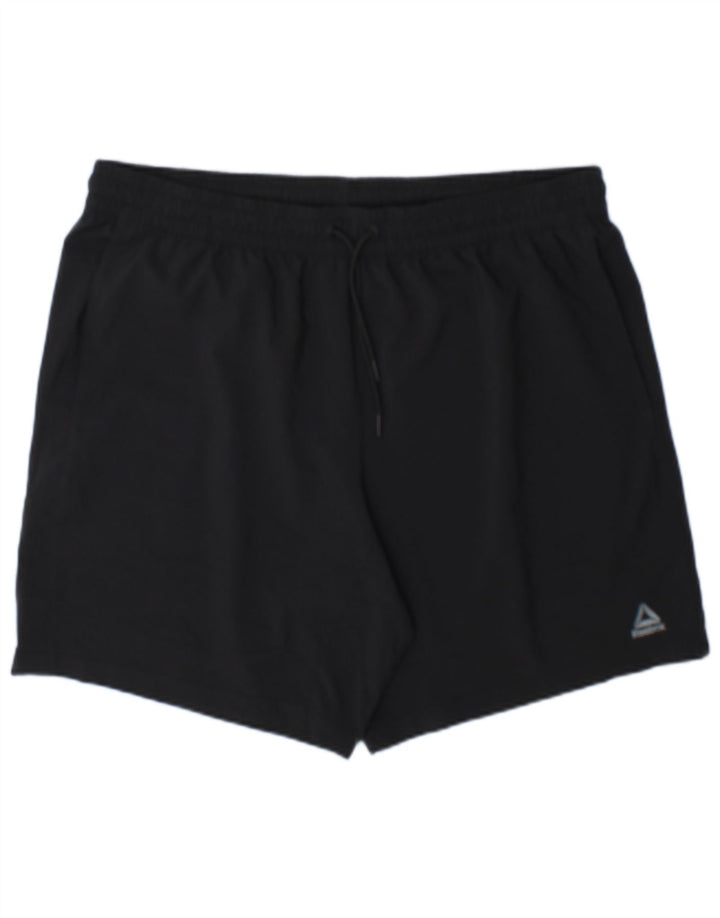 Męskie spodenki sportowe Reebok XL, czarny poliester