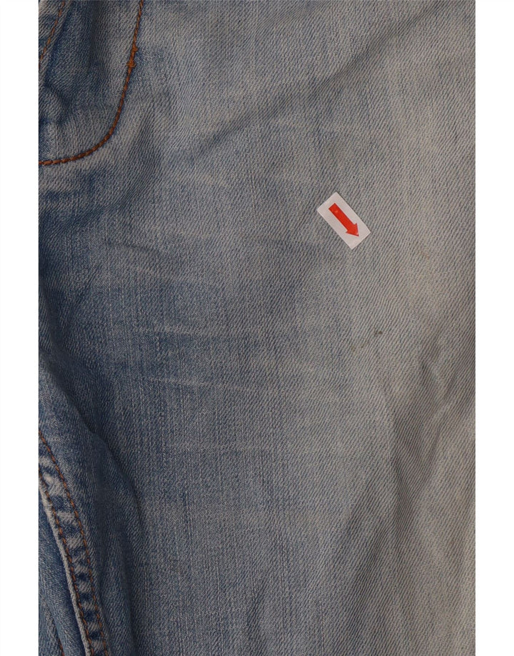 Armani Męskie Proste Dżinsy W33 L30 Niebieskie Bawełniane