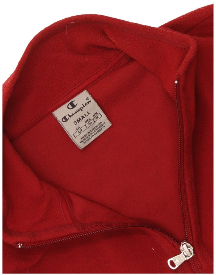 Damski sweter polarowy Champion z zamkiem błyskawicznym UK 10 Small Red