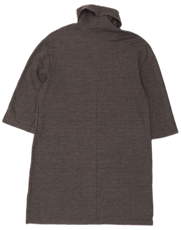 Damska sukienka oversize z rękawem 3/4 Zara UK 10 Small Grey