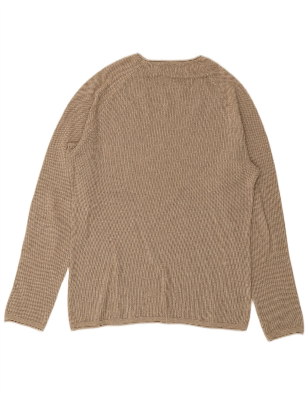 Męski sweter Jack & Jones z dekoltem w łódkę, mały, beżowy