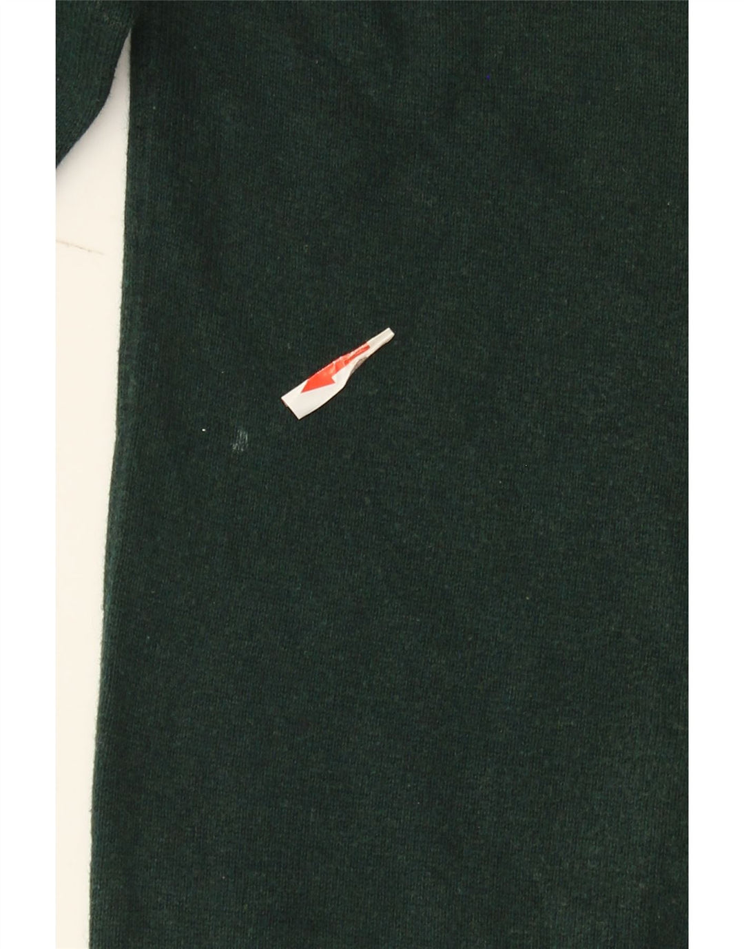 Męski sweter zapinany na zamek Massimo Dutti, duży, zielony, bawełniany