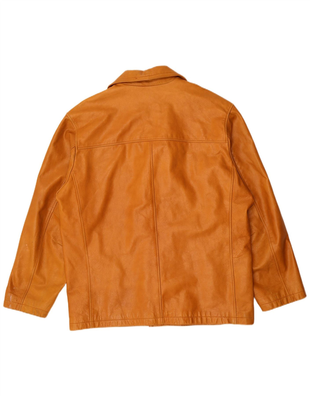 Męska kurtka skórzana Steve Madden UK 42 XL, beżowa skóra
