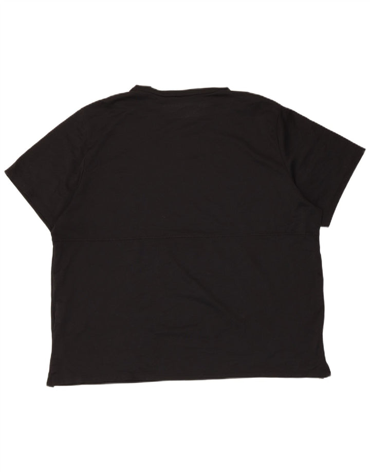 Męski T-shirt Nike Dri Fit Top 2XL Czarny Poliester