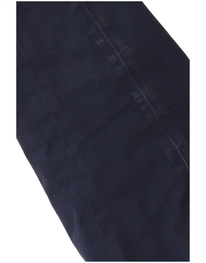 JACK WOLFSKIN Damski, oversize'owy płaszcz wiatrówka z kapturem UK 6 XS, granatowy