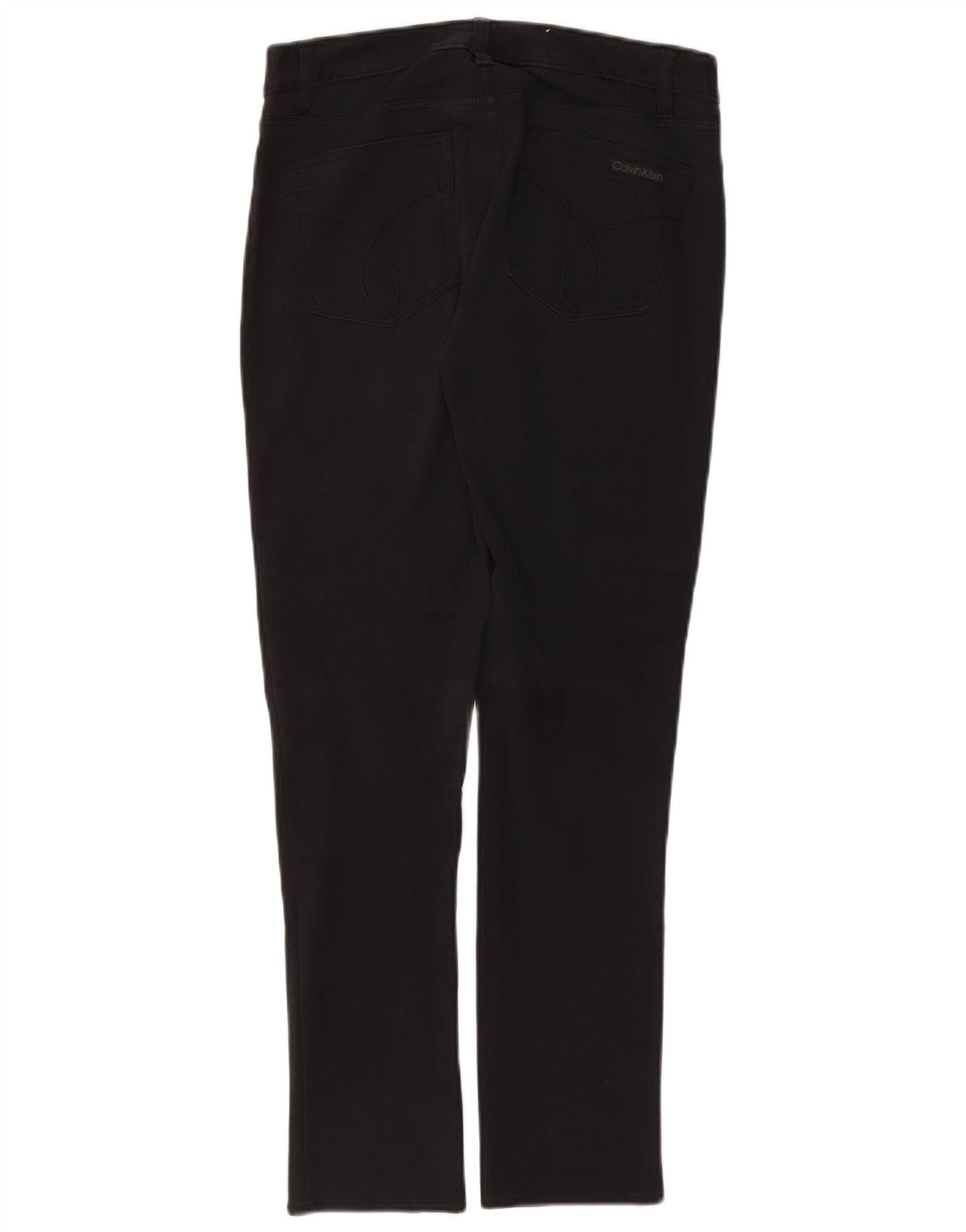 Damskie spodnie typu slim casual CALVIN KLEIN US 6 Medium W30 L28 Szara bawełna