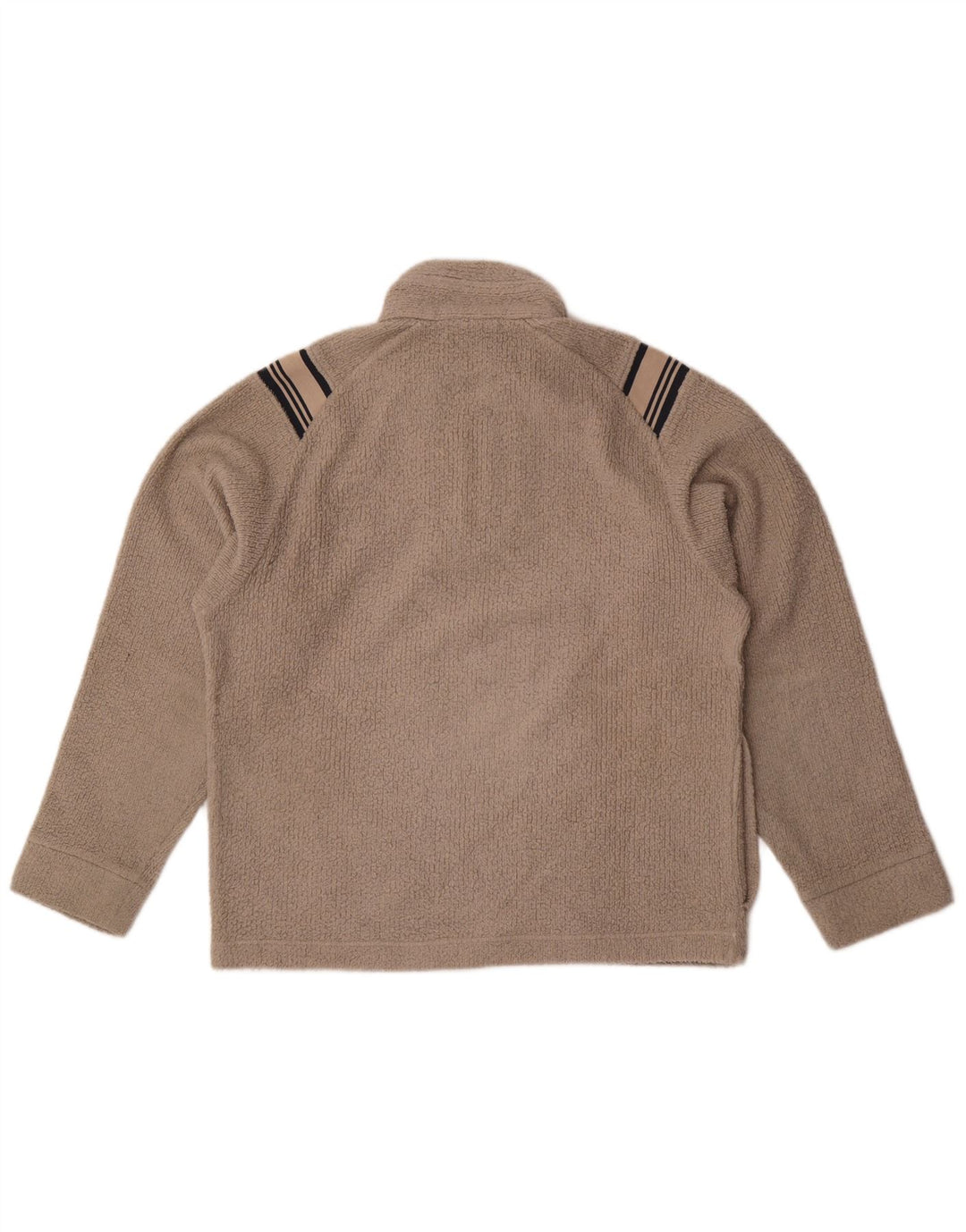 Męski sweter polarowy Sergio Tacchini z zamkiem błyskawicznym w średnie szare paski