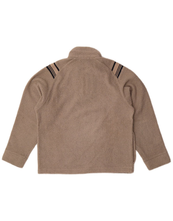 Męski sweter polarowy Sergio Tacchini z zamkiem błyskawicznym w średnie szare paski