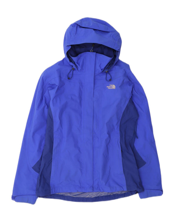 Damska kurtka przeciwdeszczowa z kapturem The North Face UK 14 w kolorze średnioniebieskim