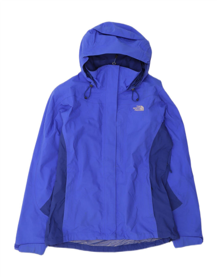 Damska kurtka przeciwdeszczowa z kapturem The North Face UK 14 w kolorze średnioniebieskim