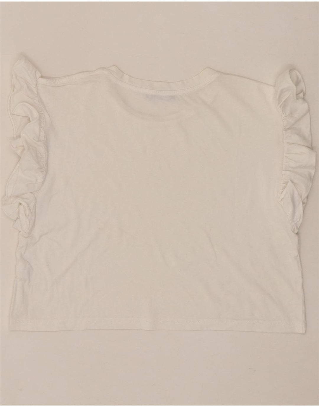 ZARA Womens Oversized Blouse Top UK 10 Small White Cotton Vintage Zara and Second-Hand Zara from Messina Hembry 