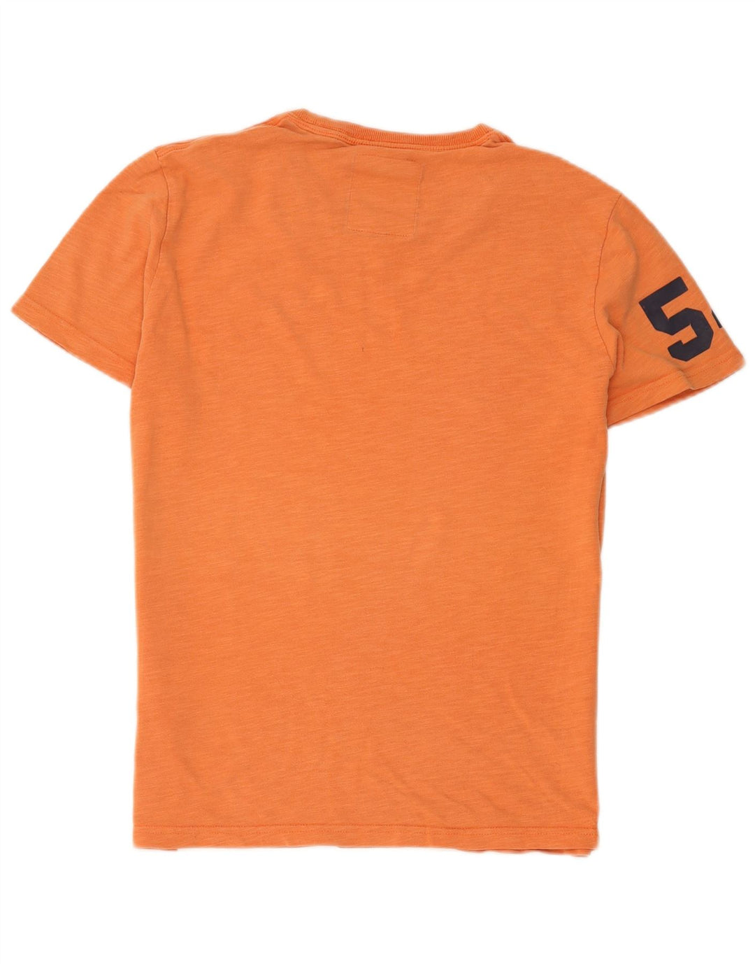 Męski T-shirt Superdry z grafiką, średni pomarańczowy, bawełniany