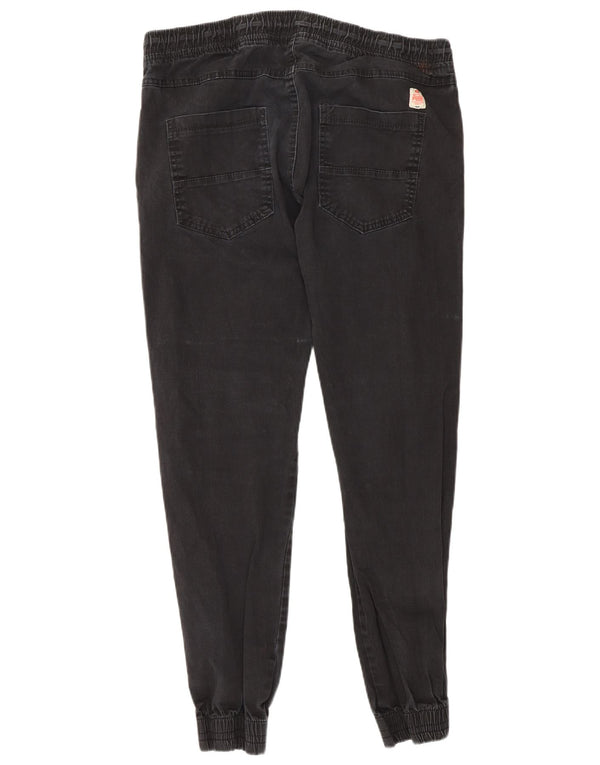 Męskie spodnie joggery Superdry W36 L30 Szara bawełna