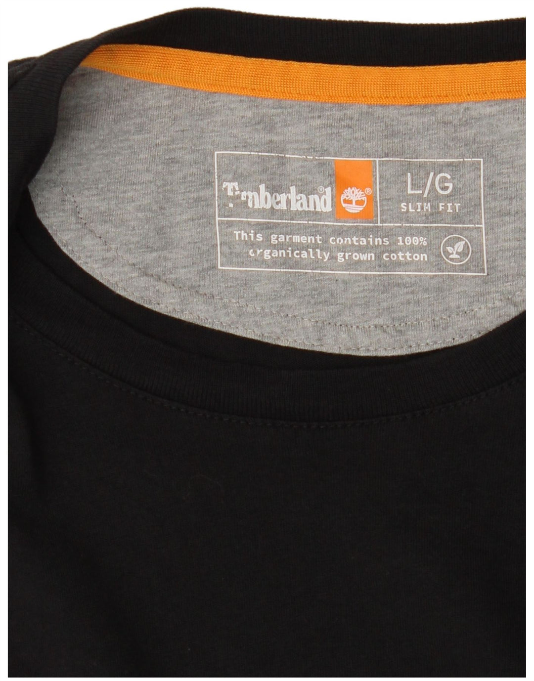 Męski top slim fit Timberland z długim rękawem, duży, czarny, bawełniany