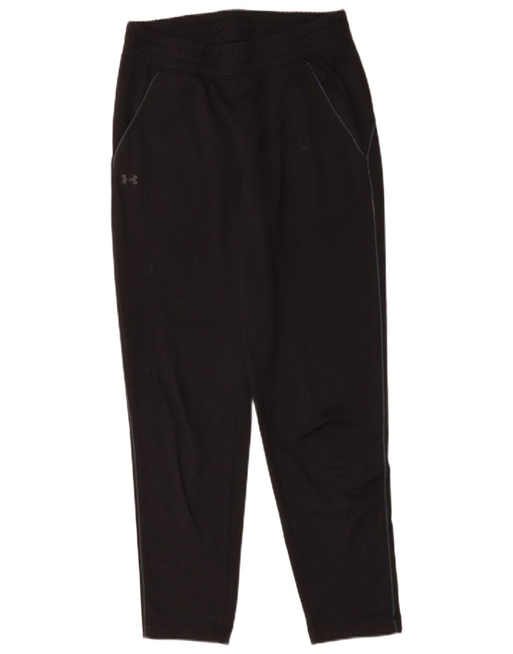 Damskie spodnie dresowe UNDER ARMOUR UK 6 XS, czarne, poliestrowe