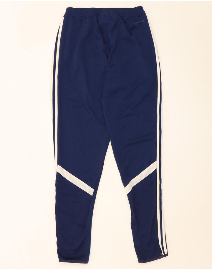 Męskie spodnie dresowe ADIDAS Climacool, małe, granatowe, z blokami kolorów