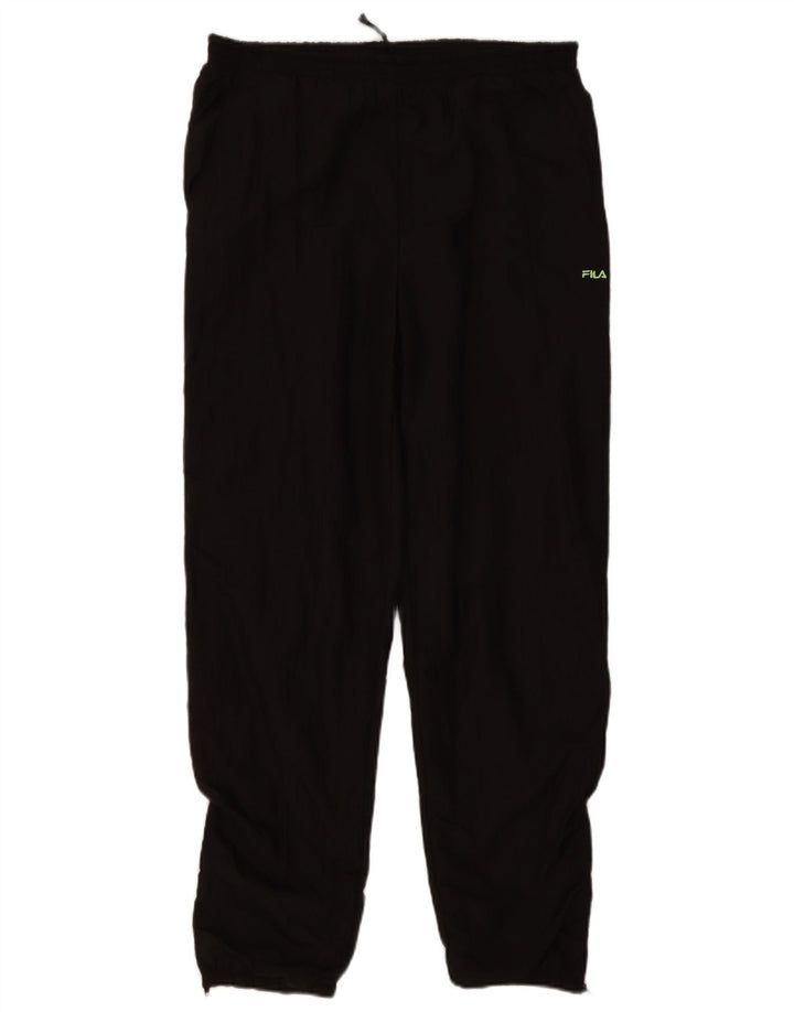 Damskie spodnie dresowe Fila Joggers US 10, duże, czarne, poliamidowe
