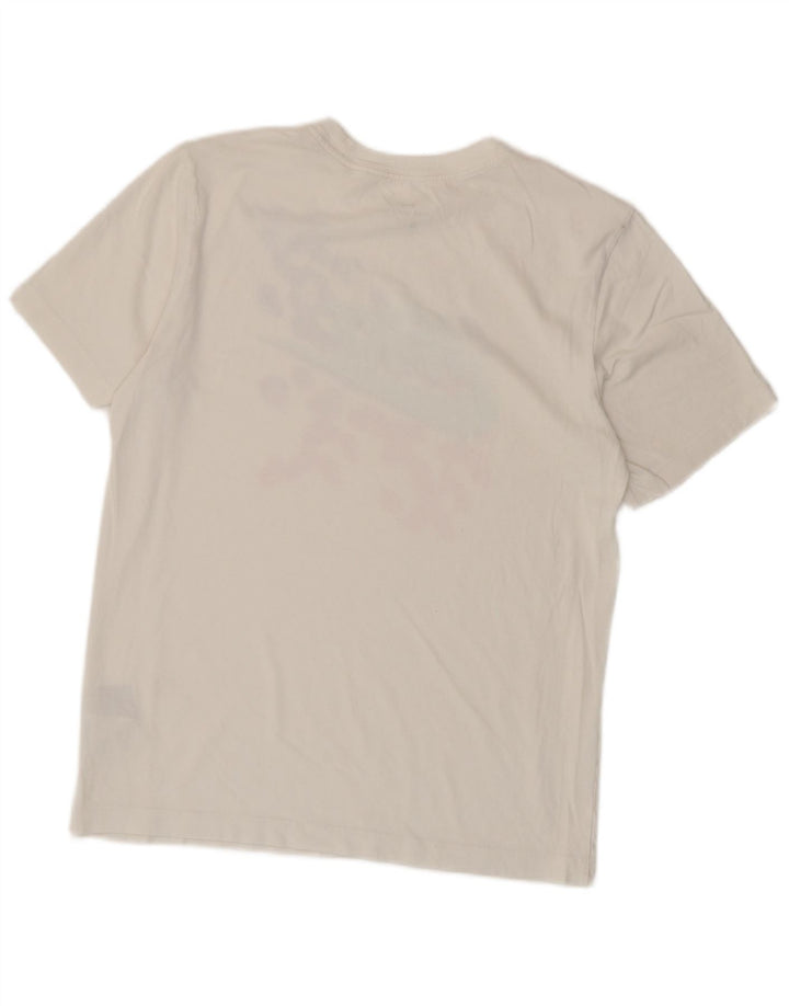 Męska koszulka z grafiką NIKE Top XS, biała, bawełniana