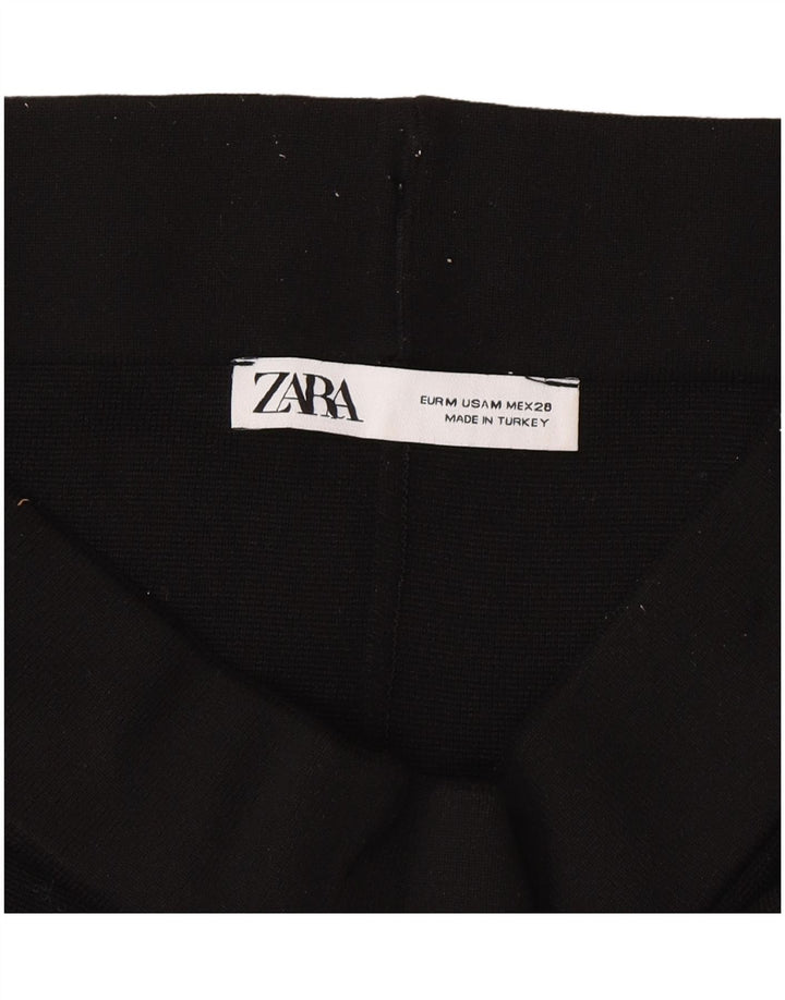 Legginsy damskie Zara UK 12, średni czarny poliamid