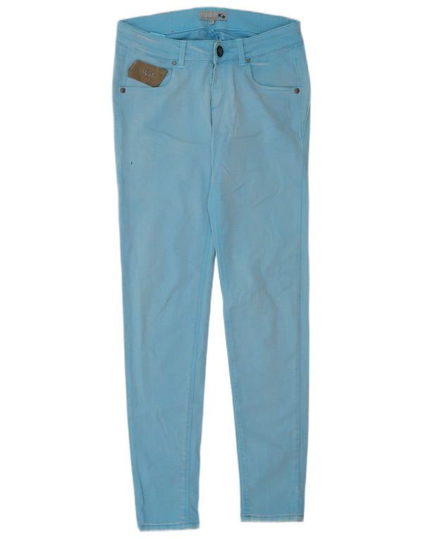 La Martina Womens Skinny Jeans W27 L30 Blue Cotton