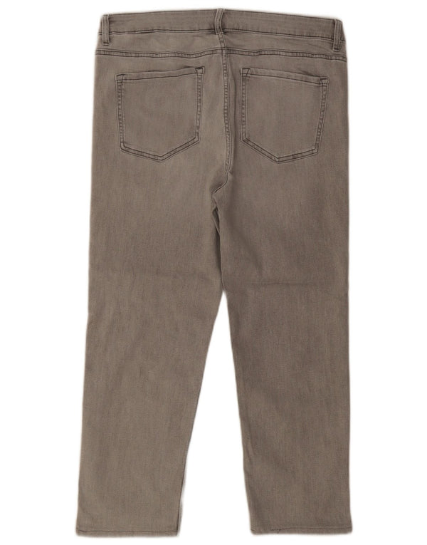 Marks & Spencer Damskie The Sienna Straight Jeans UK 16 Large W34 L25 Szary