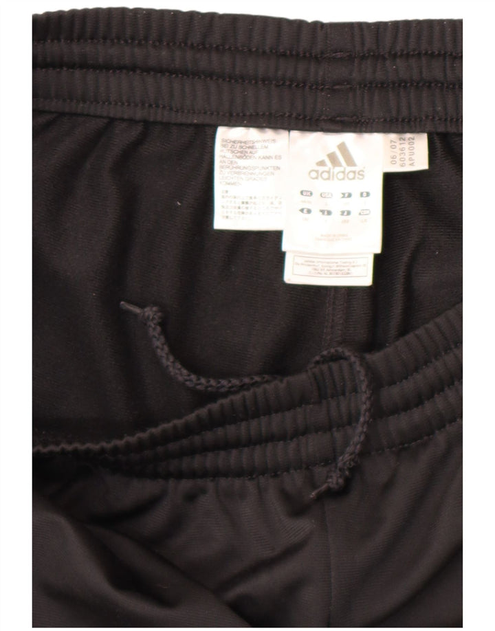 Męskie spodnie dresowe Adidas UK 44/46, duże, czarne, poliestrowe