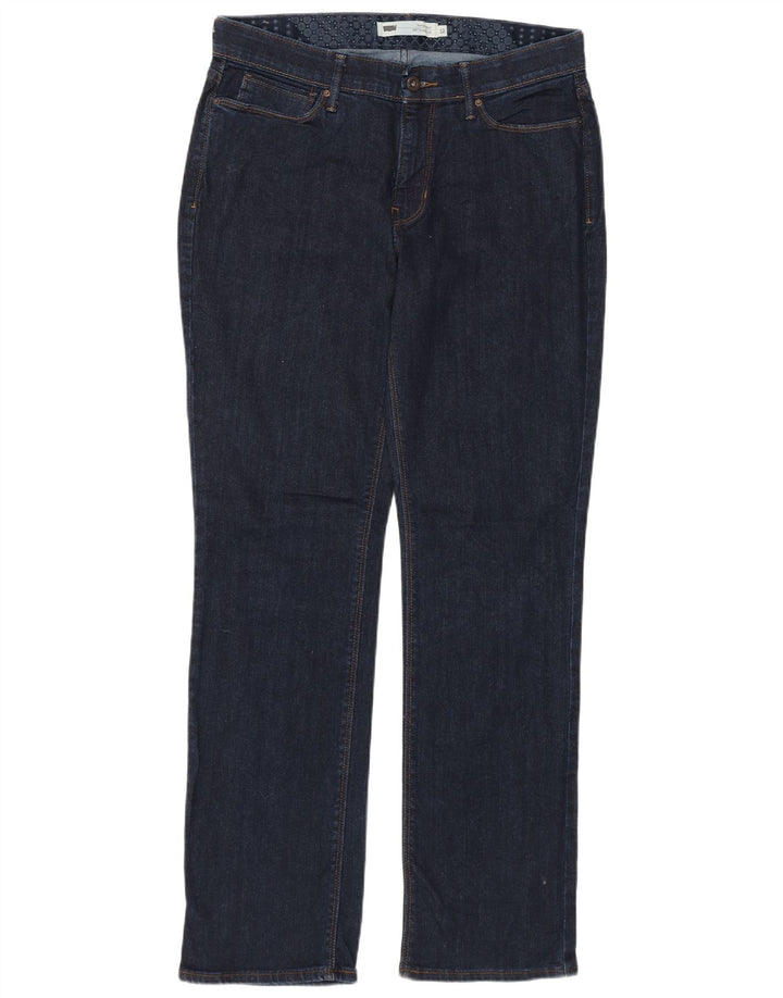 Damskie jeansy LEVI'S 525 Straight US 12 Large W31 L32 Granatowa bawełna