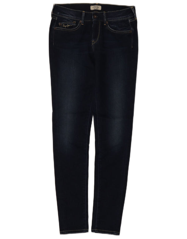PEPE Jeans Damskie Slim Regularne Skinny W27 L30 Granatowa bawełna