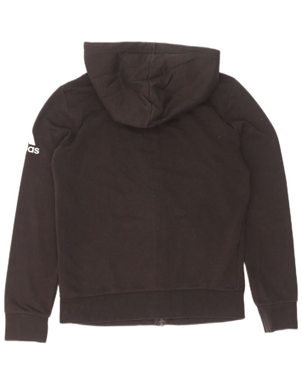 Damska bluza z kapturem Adidas Graphic Zip UK 12 Medium Black