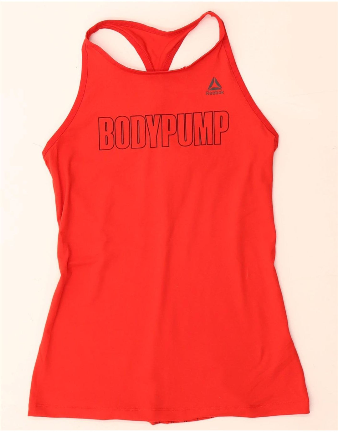 Damska kamizelka z grafiką REEBOK Bodypump UK 4/6 XS czerwona