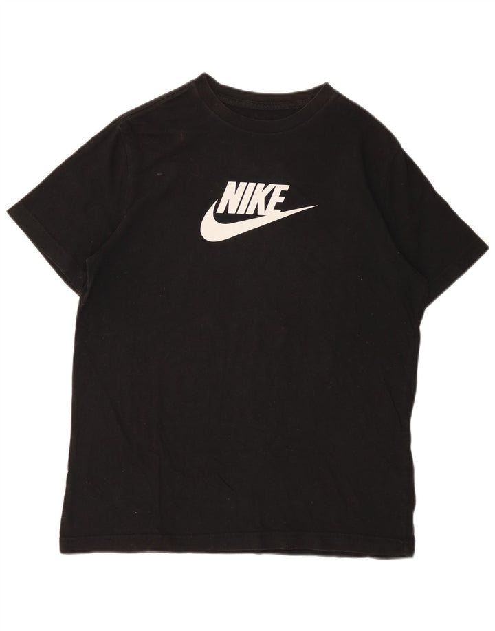 Dziewczęca koszulka o luźnym kroju z grafiką NIKE, 13-14 lat XL, czarna, bawełniana