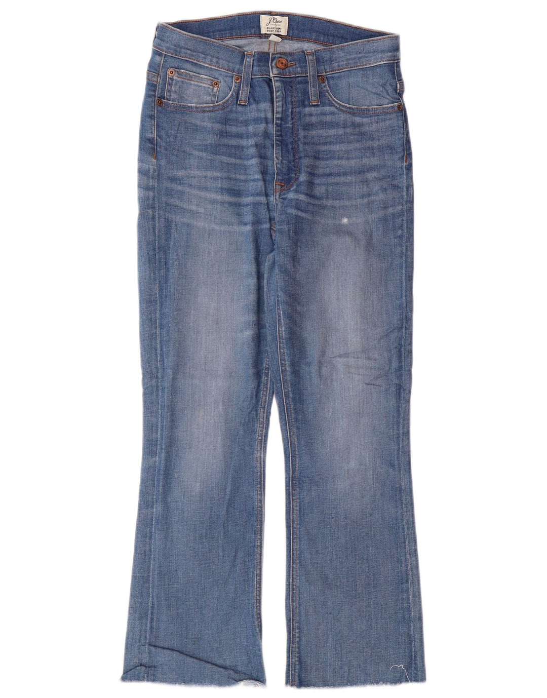J. CREW Damskie jeansy Billie Demi Bootcut W27 L25 Niebieskie bawełniane