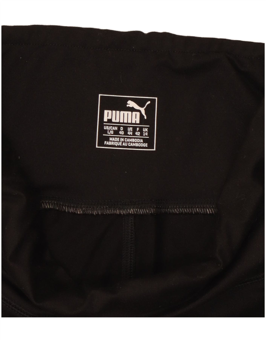 Damskie legginsy PUMA UK 14, średni czarny, blok kolorów
