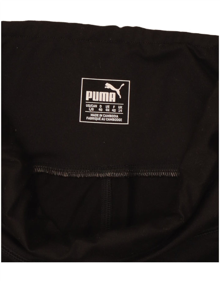 Damskie legginsy PUMA UK 14, średni czarny, blok kolorów