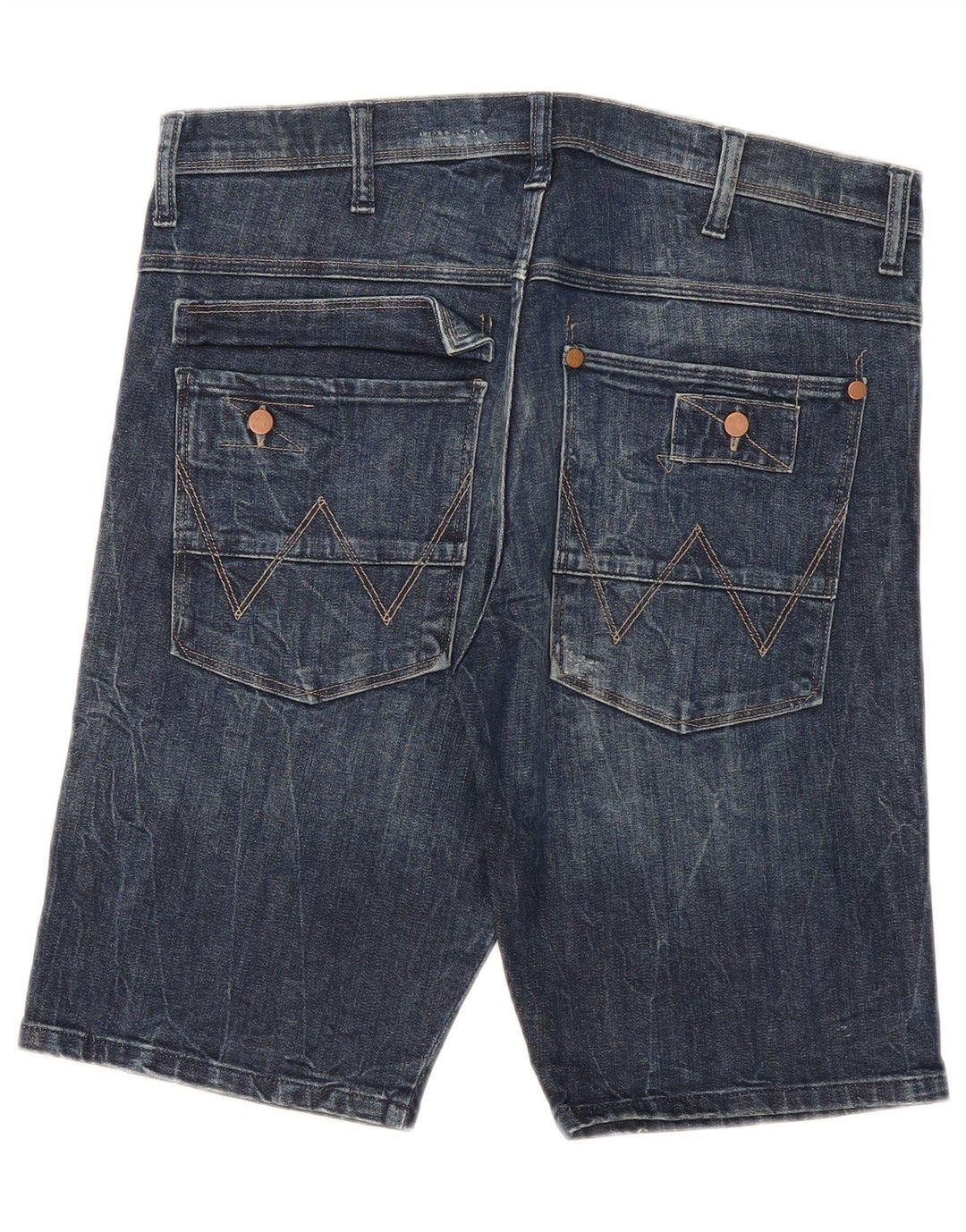 Męskie spodenki jeansowe Wrangler Kurt W32 Średnioniebieskie, bawełniane