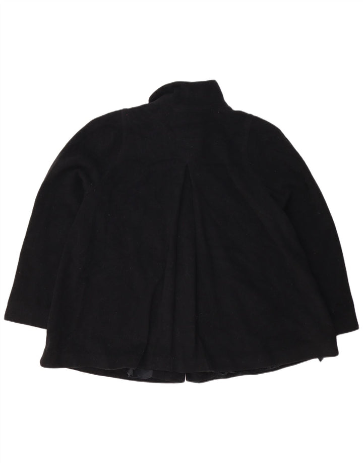Płaszcz damski John Lewis UK 18 XL, czarna wełna