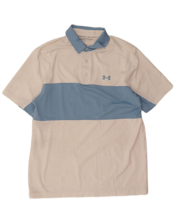 Męska koszulka polo Under Armour w kolorze średniobiałym