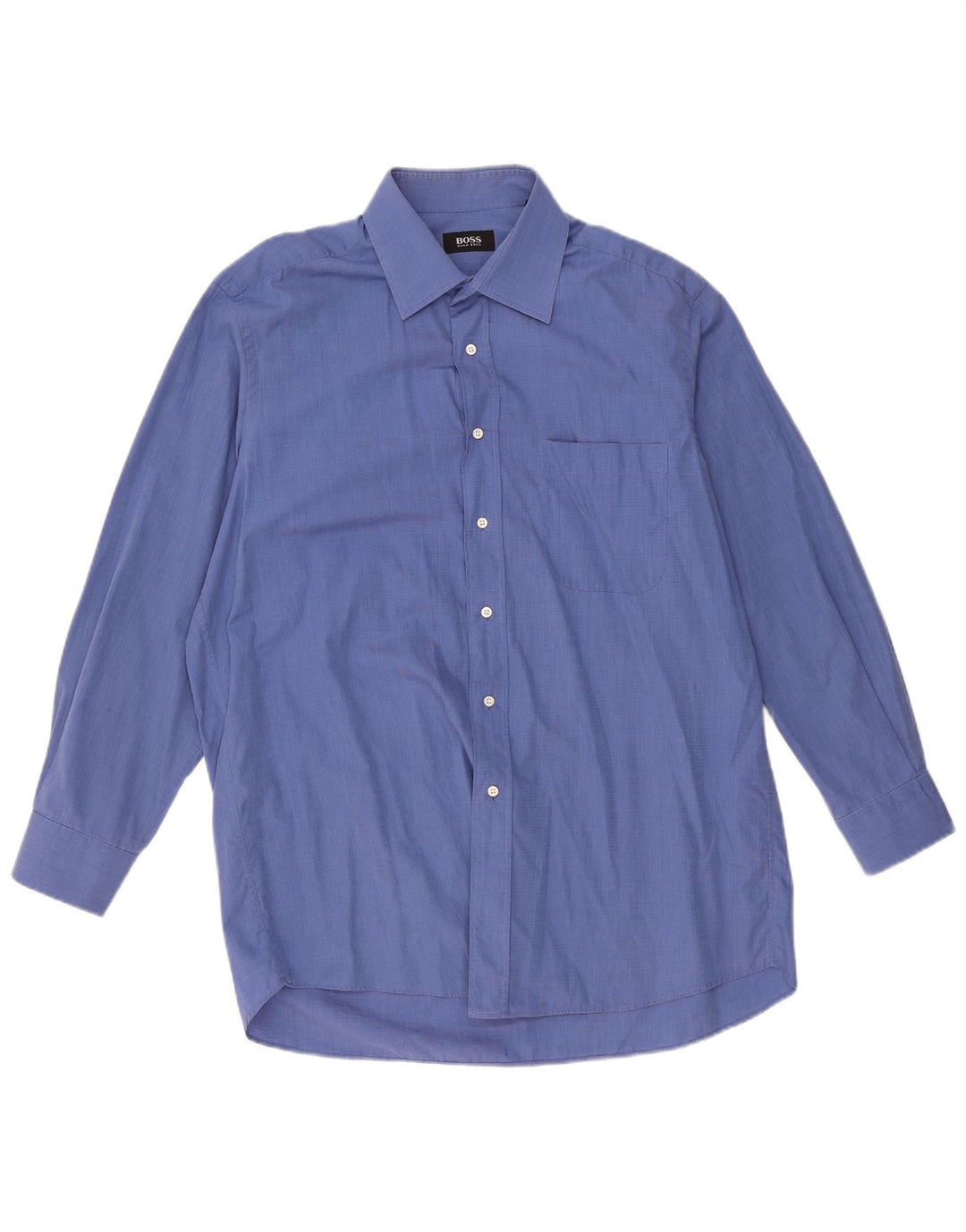 Koszula męska Hugo Boss, rozmiar 43 17 XL, niebieska bawełniana