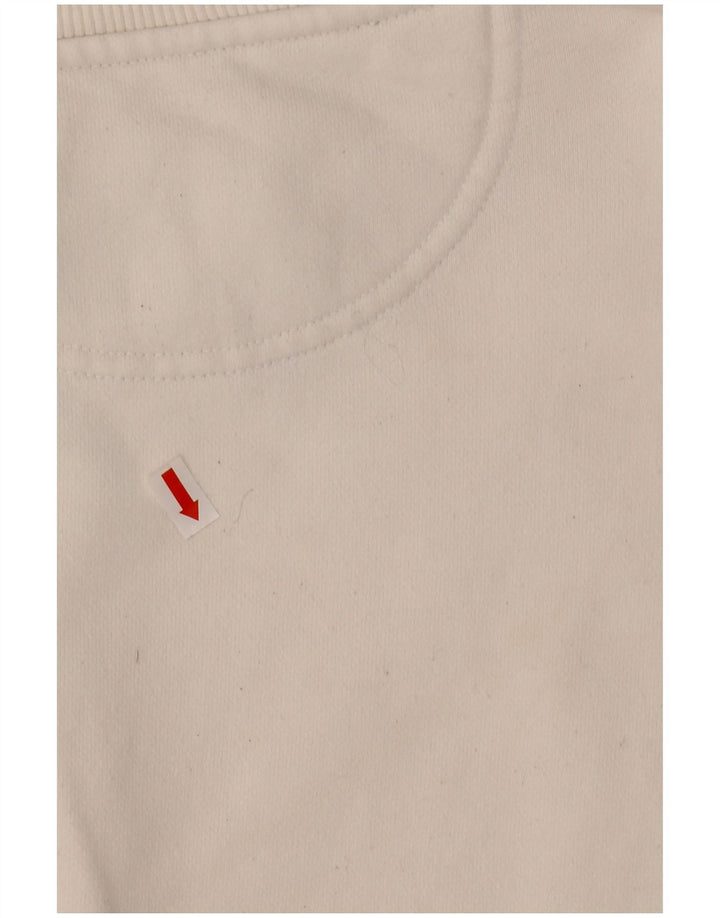 Damska bluza typu oversize CHAMPION z grafiką UK 16, duża, biała