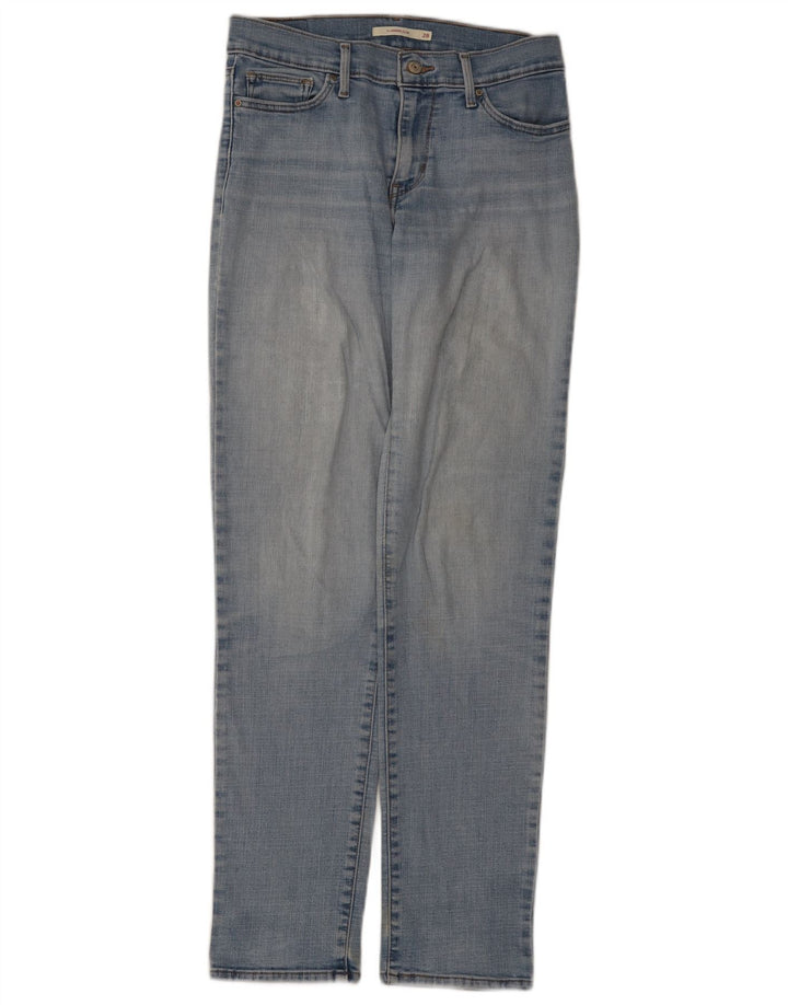 Damskie jeansy wyszczuplające Levi's W28 L32 Niebieskie bawełniane