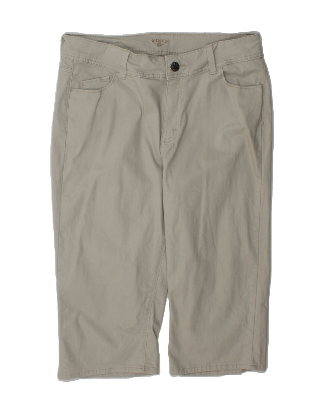 LEE Womens Riders Bermuda Shorts US 14 XL W34 Grey Cotton Vintage Lee and Second-Hand Lee from Messina Hembry 