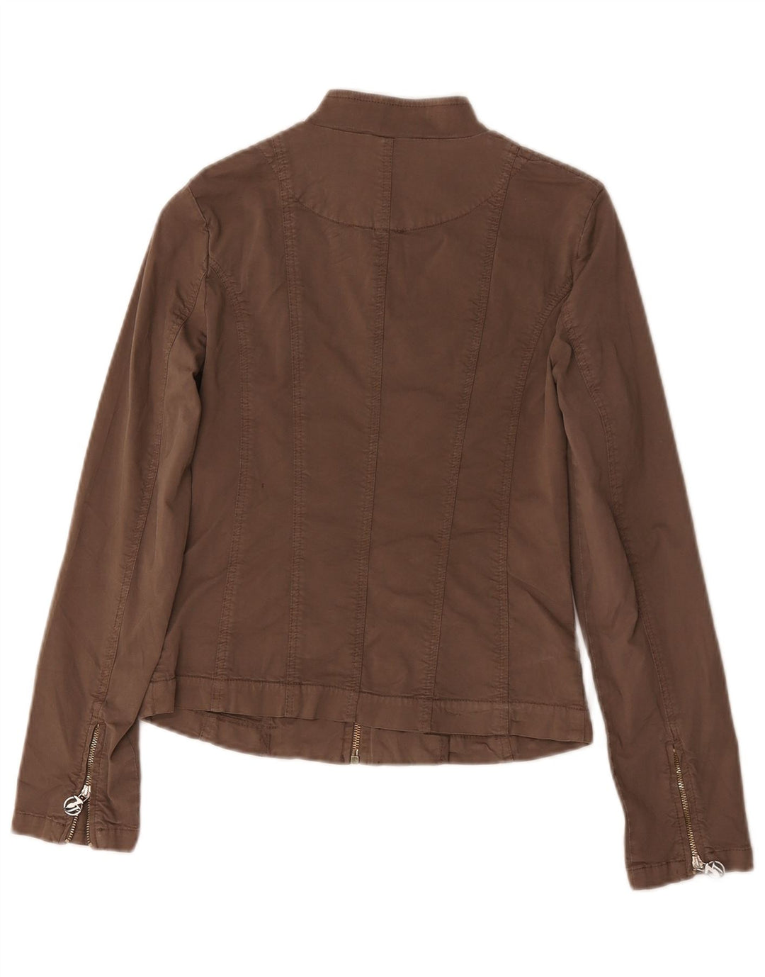 Damska kurtka bomberka Trussardi Jeans UK 8, mała, beżowa