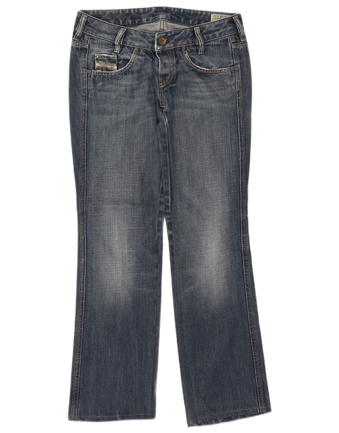 Damskie jeansy Diesel Ryoth Bootcut W28 L30 Niebieskie bawełniane