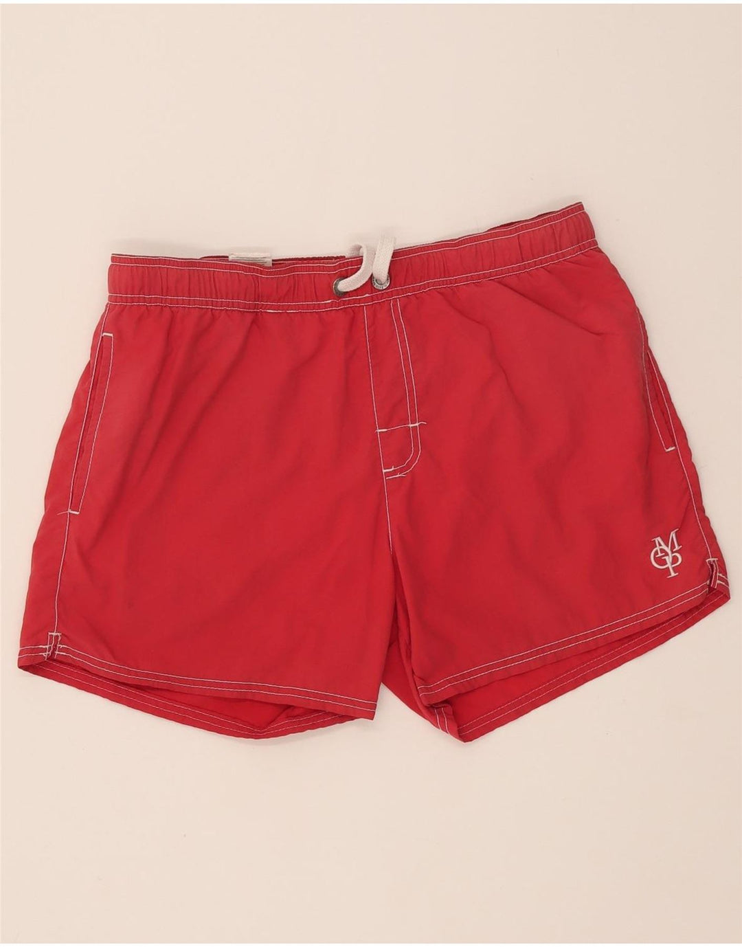 MARC O'POLO Mens Swimming Shorts Medium  Red Polyamide Vintage Marc O'Polo and Second-Hand Marc O'Polo from Messina Hembry 