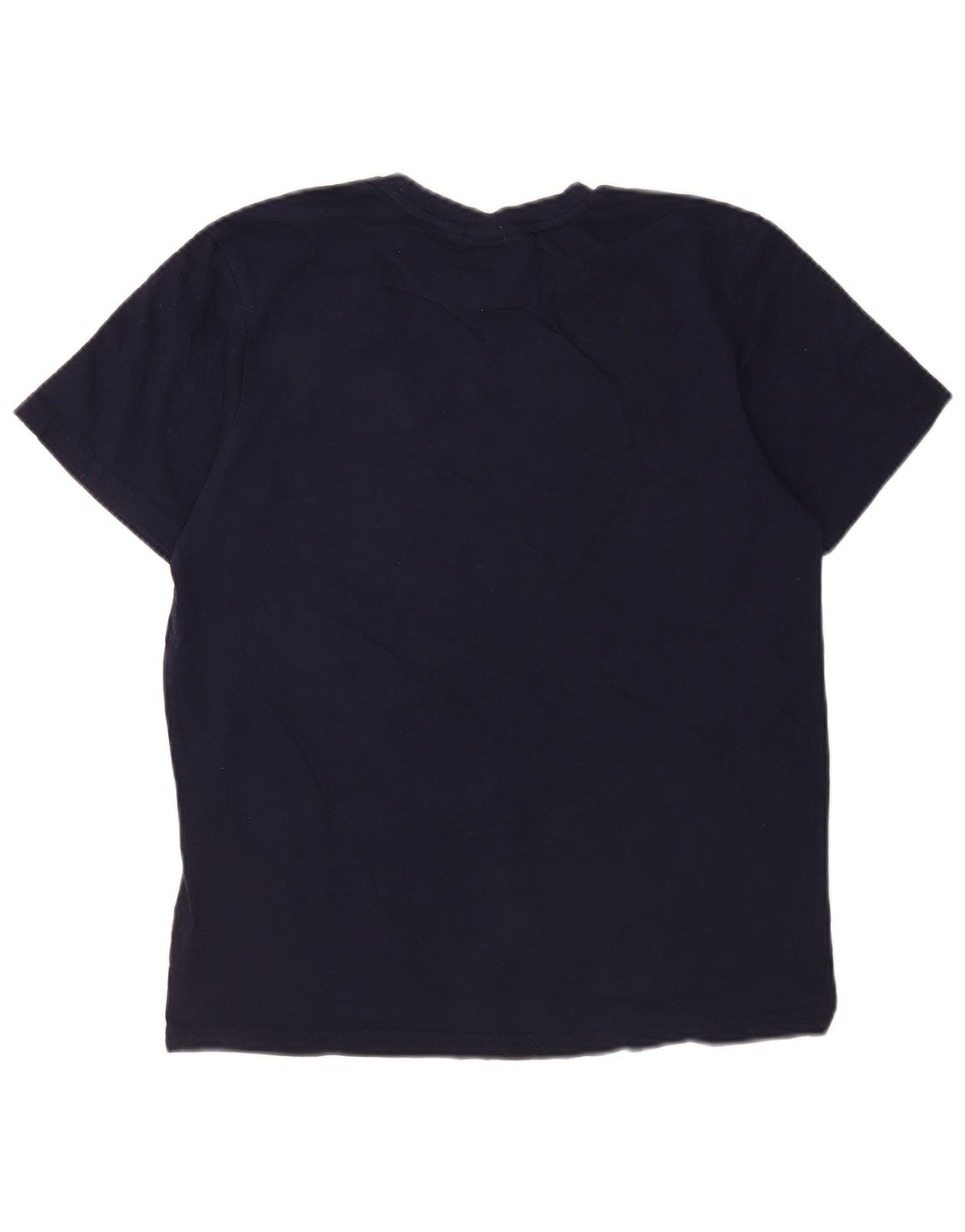 Męski T-shirt Fila z grafiką, średni, granatowy, bawełniany blok kolorów