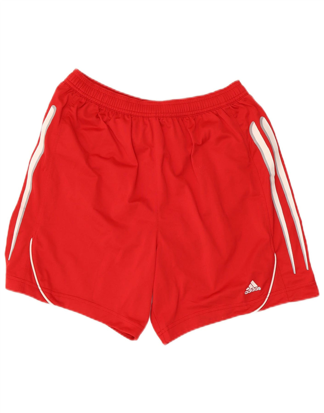 Męskie spodenki sportowe Adidas, średni czerwony poliester